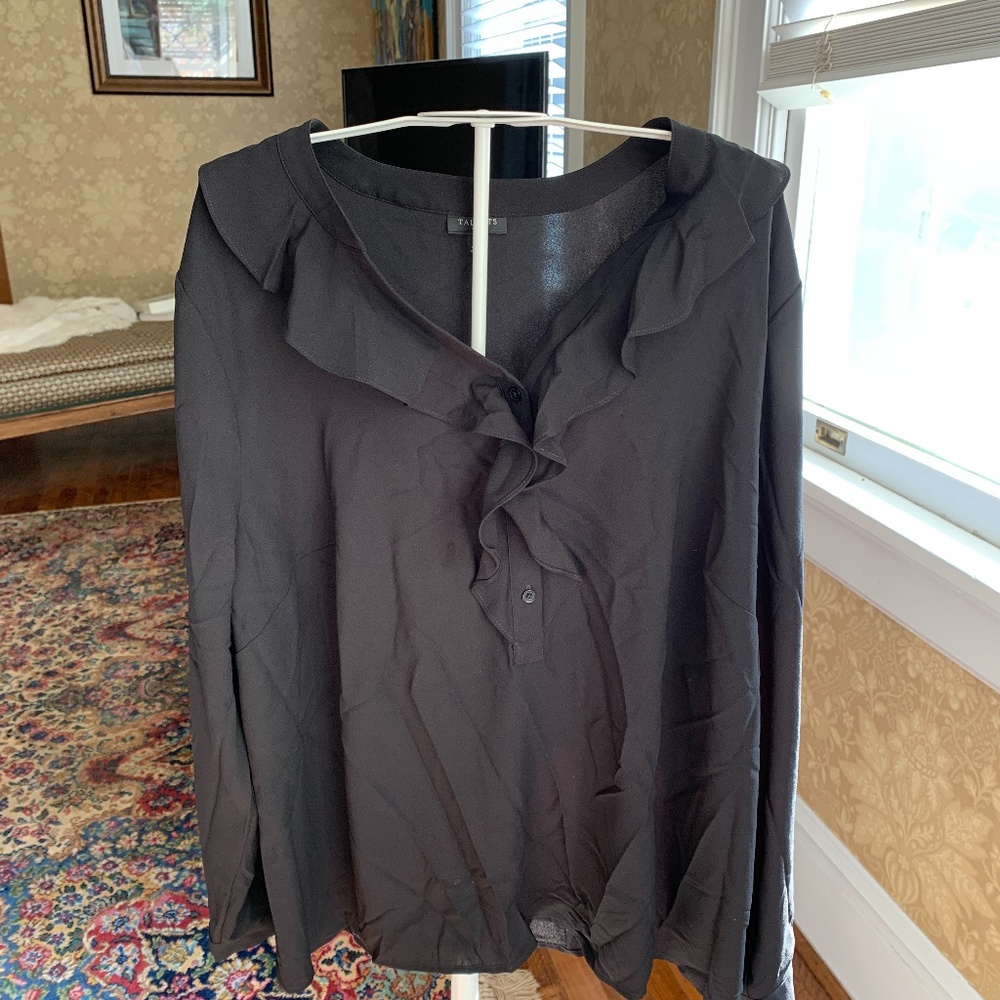 Talbots ruffle blouse. Worn‎ 1x